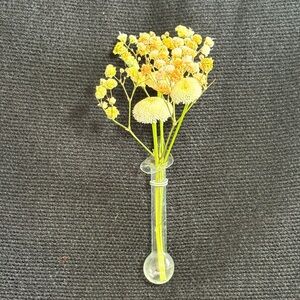 Vintage Glass Vase Boutonnière Pin